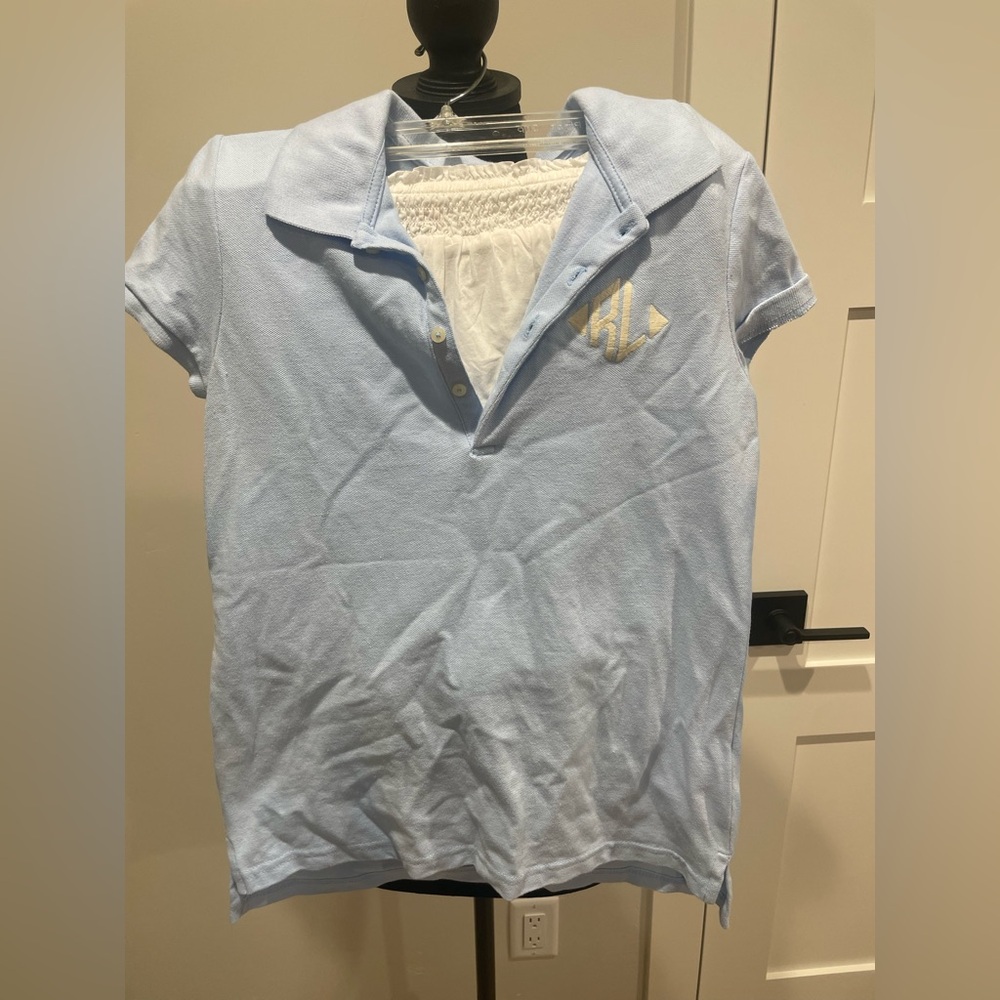 Girls polo shirt and shorts set-Polo Ralph Lauren